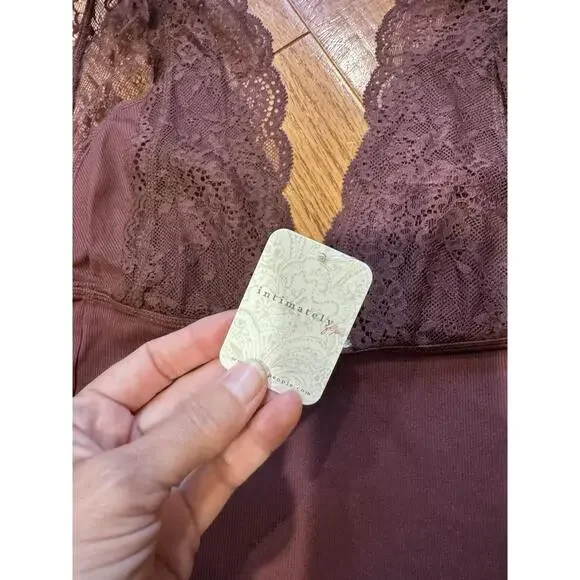 SOLD! No longer available! Free People Power Play Cami Small Cocoa NEW - Picture 5 of 6
